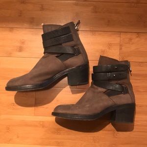 Dolce Vita brown leather and suede boots